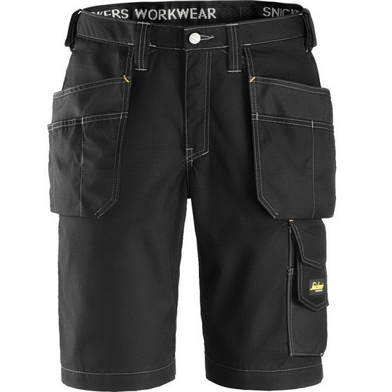 SNICKERS 3023 RIP-STOP SHORTS BLACK 31 INCH WAIST 