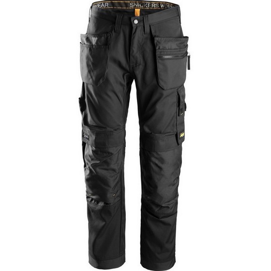 SNICKERS 6200 ALLROUND WORK TROUSERS BLACK (28L, 38W)