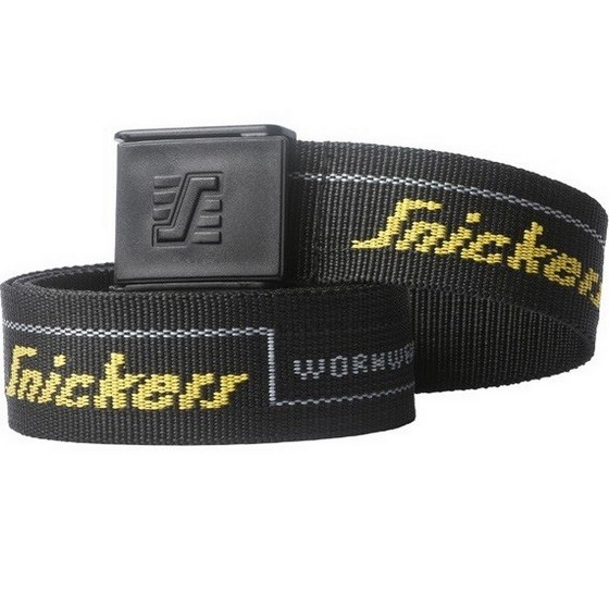 SNICKERS 9033 LOGO BELT BLACK (L)