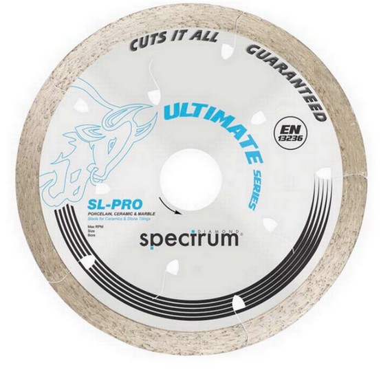 SPECTRUM SL125/22 PRO CERAMIC/STONE ULTIMATE DIAMOND CUTTING BLADE 125MM