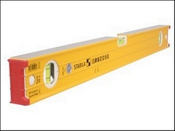STABILA 96-2-120SET SPIRIT LEVEL 3 VIAL 1200mm / 48in WITH TAPE & PENCILS