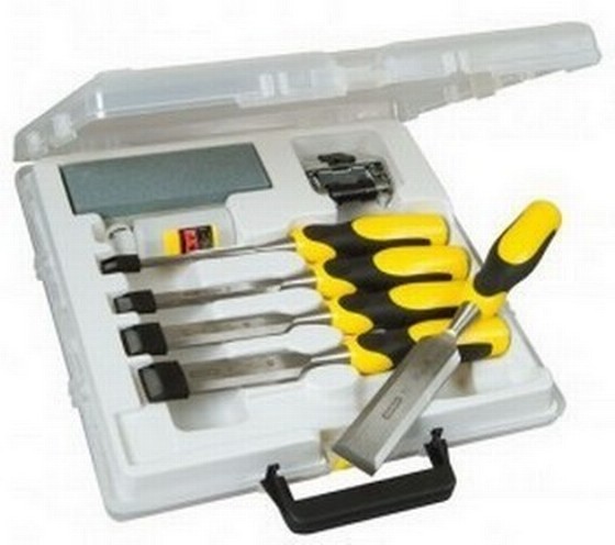 Stanley STA516421 Dynagrip Chisel Strike Cap 5 Piece Set with Accessories