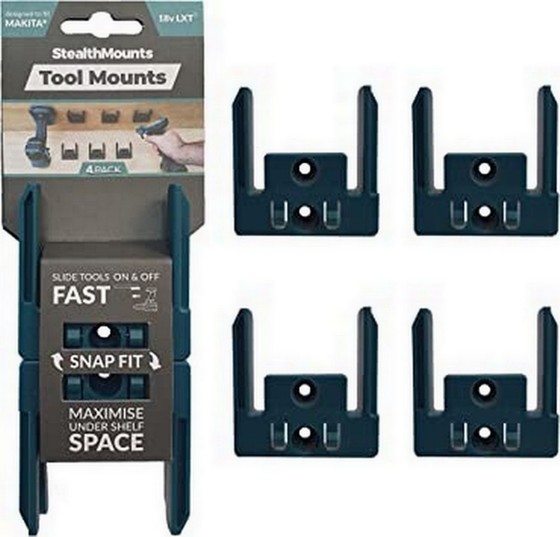 STEALTHMOUNTS TOOL MOUNTS (MAKITA BLUE) PACK OF 4