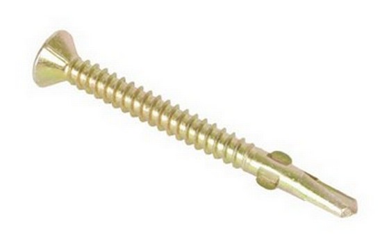 TEK SCREWS SELF DRILLING COUNTERSUNK TIMBER TO STEEL  5.5X60mm BOX OF 100