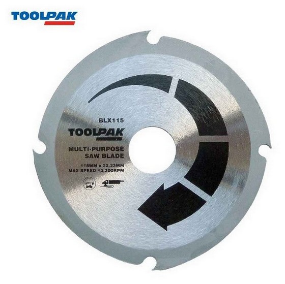 TOOLPAK BLX115 MULTI PURPOSE SAW BLADE 115MM
