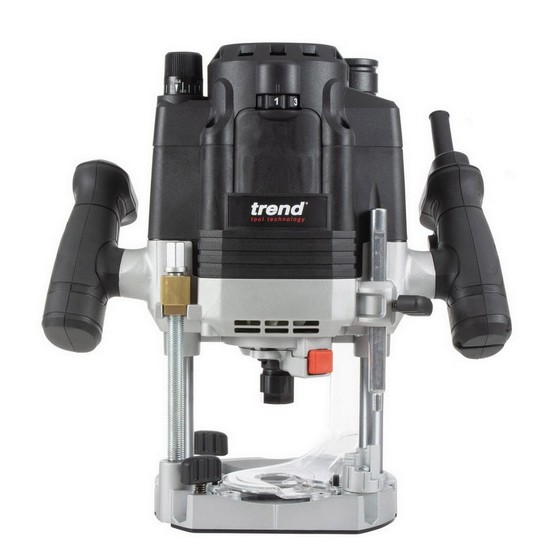 TREND 1/2in 2200W DUAL-MODE PLUNGE ROUTER 240v T8EK