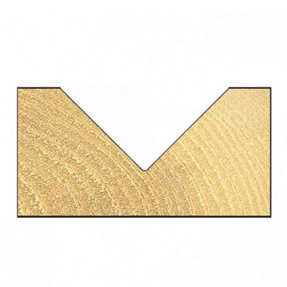 TREND 11/3X1/2TC CHAMFER V GROOVE CUTTER 45 DEGREES