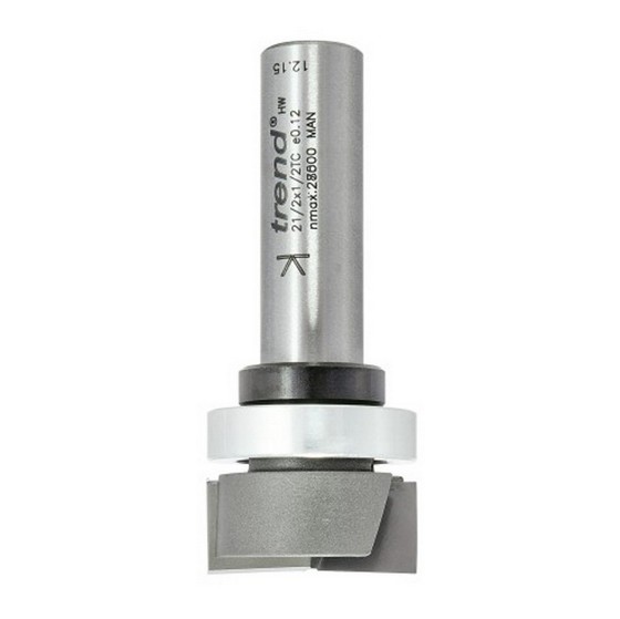 Trend 21/2x1/2tc Mounted Bearing Guided Housing Cutter 1/2in Shank