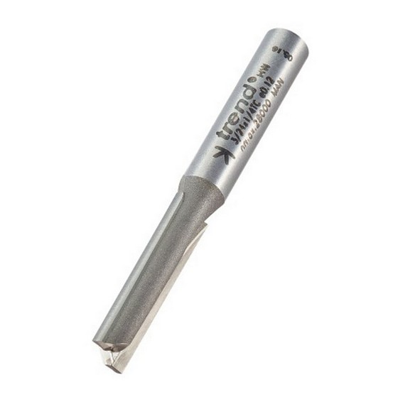 TREND 3/24X1/4TC TWO FLUTE CUTTER 6MM DIAMETER