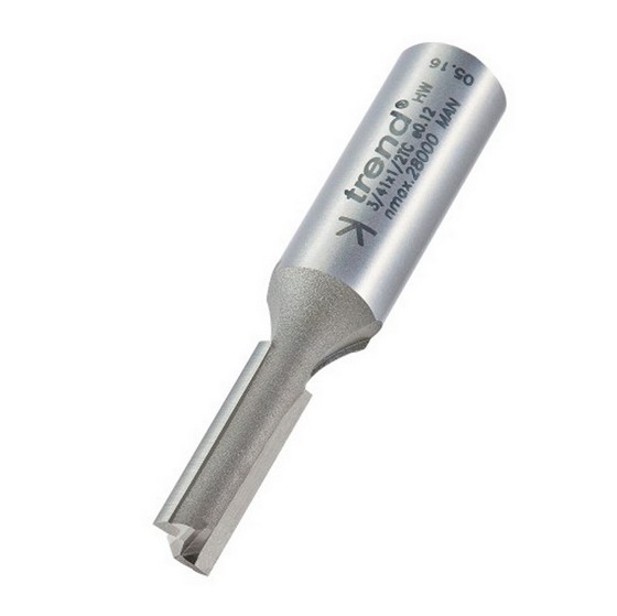 TREND 3/41X1/2TC TWO FLUTE CUTTER 8MM DIAMETER