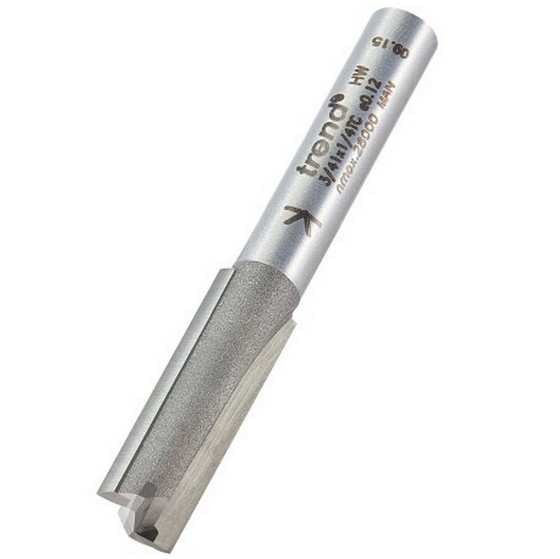 TREND 3/41X1/4TC TWO FLUTE CUTTER 8MM DIAMETER