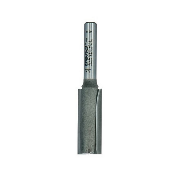 TREND 3/74X1/4TC TWO FLUTE CUTTER 12MM DIAMETER