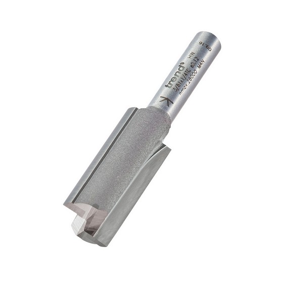 TREND 3/81X1/4TC TWO FLUTE CUTTER 1/4 INCH SHANK 12.7MM DIAMETER X 32MM