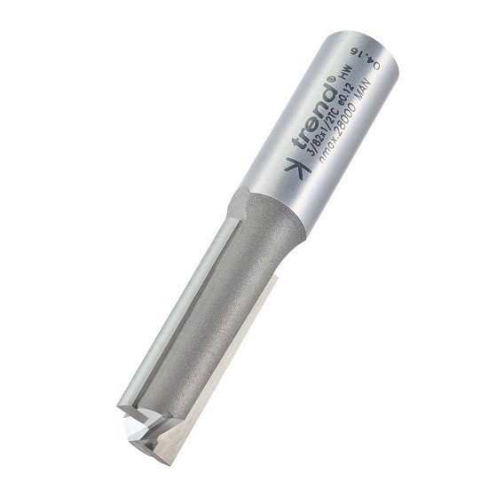 TREND 3/82X1/2TC TWO FLUTE CUTTER 12.7MM DIAMETER X 37MM