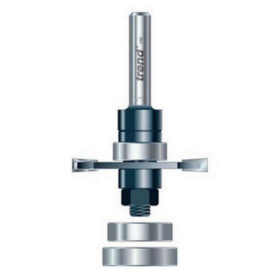 TREND 342X1/4TC 6 PIECE TCT BISCUIT JOINTER SET 1/4" SHANK