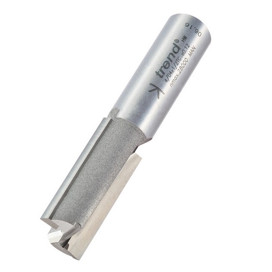 TREND 4/04X1/2TC TWO FLUTE CUTTER 1/2 INCH SHANK 15MM DIAMETER X 35MM