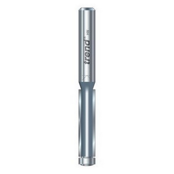 TREND 46/05X1/4TC 1/4" SHANK TCT 2 FLUTE GUIDED TRIMMER BIT 6.3mm