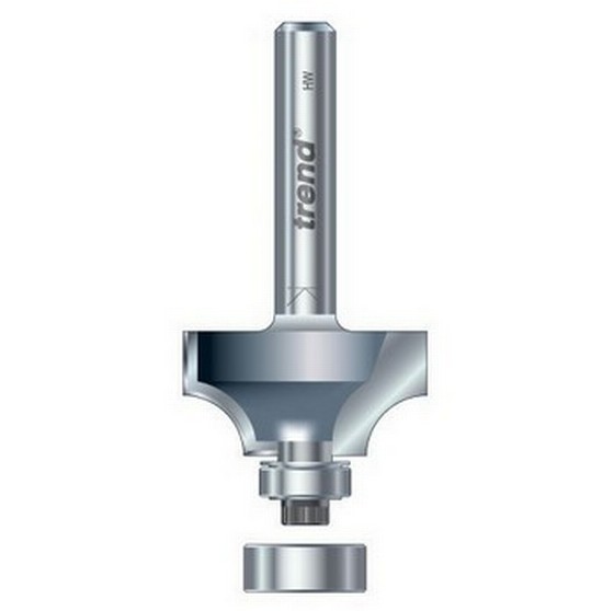 TREND 46/150X1/4TC 1/4" TCT GUIDED OVOLO CUTTER 12.7mm RADIUS