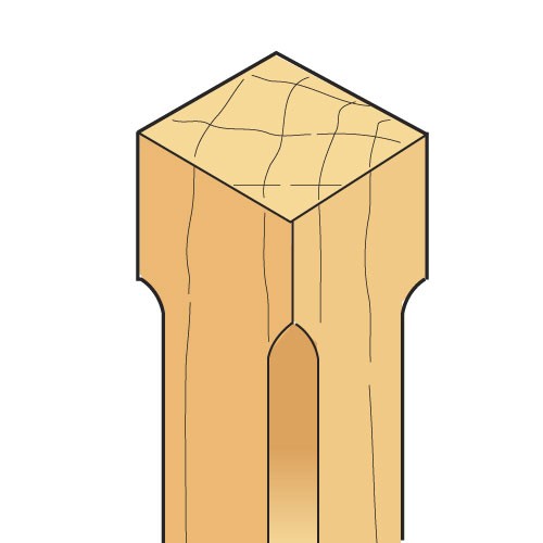 TREND 46/37X1/4TC B/GUIDED CHAMFER CUTTER 45 DEGREES