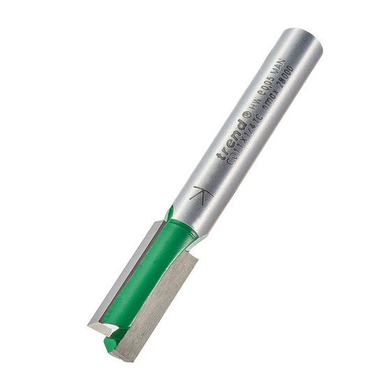 TREND C011X1/4TC TWO FLUTE 7.9MM DIA X 19.1MM CUT