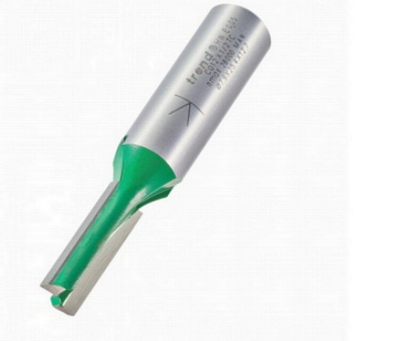 TREND C012X1/2TC TWO FLUTE CUTTER 7.9MM DIAMETER