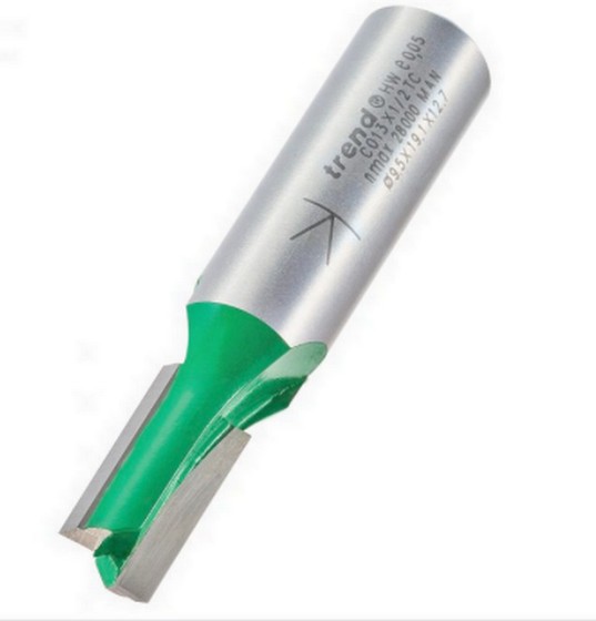TREND C013X1/2TC TWO FLUTE CUTTER 9.5MM DIAMETER