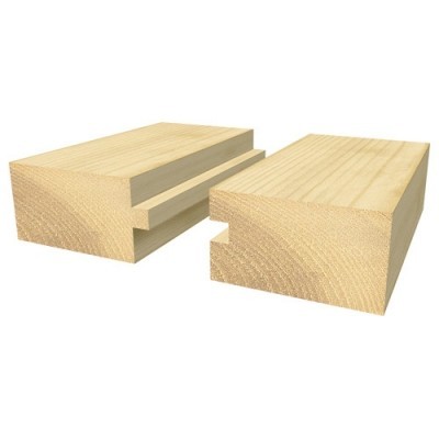 TREND C016CX1/4TC TWO FLUTE STRAIGHT CUTTER TCT ROUTER BIT 1/4 INCH SHANK D=10MM C=25MM 