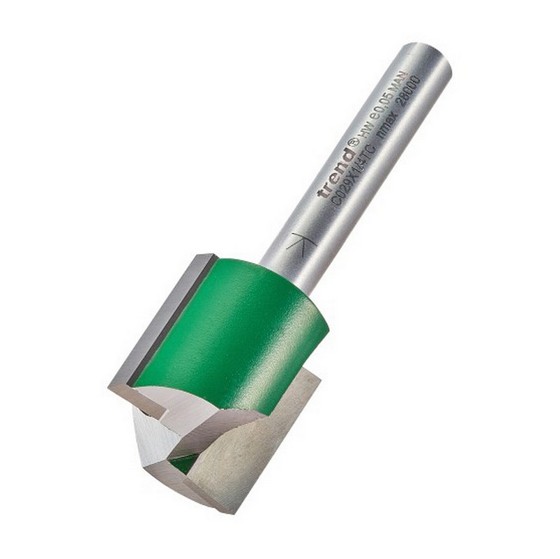 TREND C029X1/4TC TWO FLUTE CUTTER 19.1MM DIAMETER