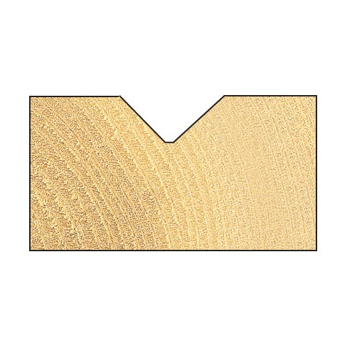 TREND C044X1/4TC CHAMFER V GROOV CUTTER 45 DEGREES X 12.7MM DIA