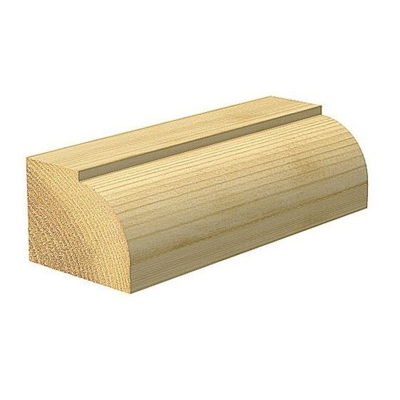 TREND C074BX1/4TC BEARING GUIDED ROUND OVER & OVOLO CUTTER TCT ROUTER BIT 1/4 INCH SHANK 18.7MM DIAMETER