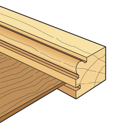 TREND C130X1/4TC CORNER BEAD 4.8MM RAD X 26MM DIA
