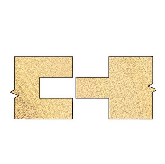 TREND C158X1/2TC TONGUE AND GROOVE SET 