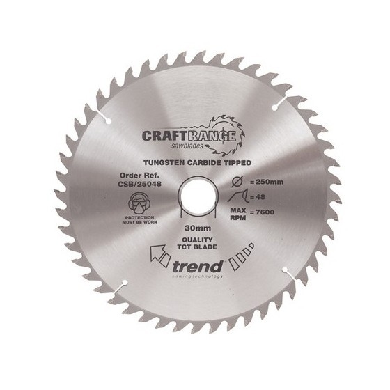 TREND CSB/16548B CRAFT SAW BLADE 165MMX48TX20MM