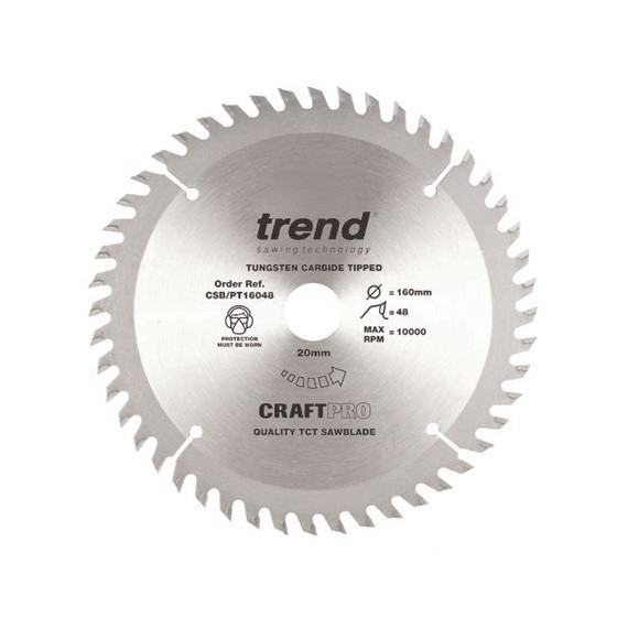 TREND CSB/19040 MEDIUM FINISH TCT CIRCULAR SAW BLADE 40TX30X190MM