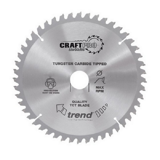 TREND CSB/CC26024 MITRE SAW CROSSCUTTING TCT CIRCULAR SAW BLADE 24T x 30 x 260mm