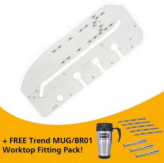 Trend Kwj700s Multisurface Square Edge Kitchen Worktop Jig 700mm