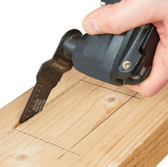 Trend Ob/337/bt Wide Oscillating Blade 64mm Wood W/nails Bim Tin Coated