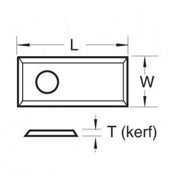 TREND RB/H ROTA-TIP BLADE 49.5X9.0X1.5MM