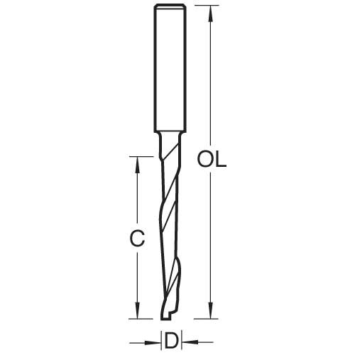 TREND SMC/02X1/4HSS SCRIBE-MASTER SMC/02X1/4HSS ROUTER CUTTER 4X40X90 HSS