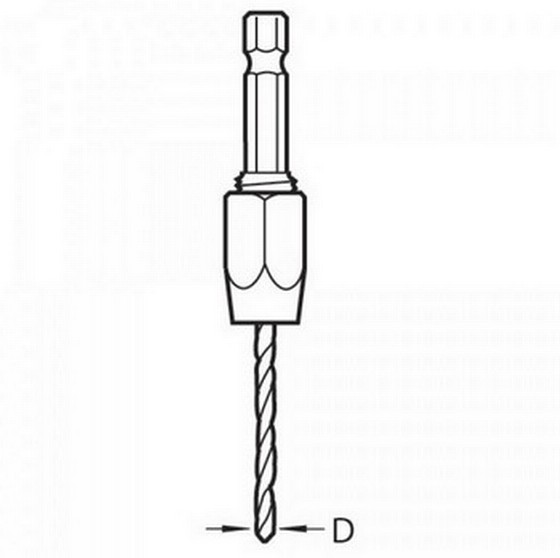 TREND SNAP/D/6MM SNAPPY HSS DRILL BIT & ADAPTER