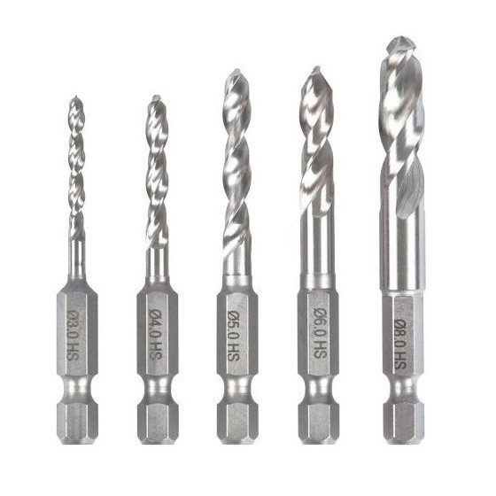 Trend Snap/mtd1/set 5 Piece Snappy Metal Twist Drill Bit Set 38mm Anglia Tool Centre