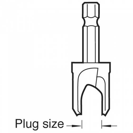 TREND SNAP/PC/58 SNAPPY 5/8 DIAMETER PLUG CUTTER