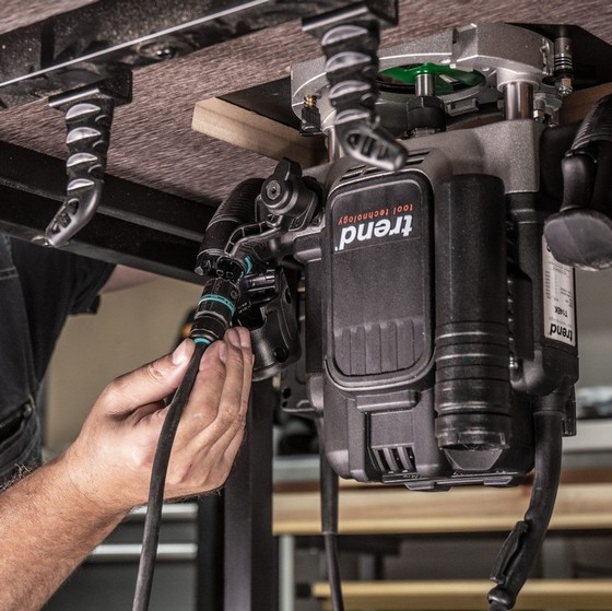 TREND T14EK 1/2 INCH VARIABLE SPEED WORKSHOP ROUTER 240V