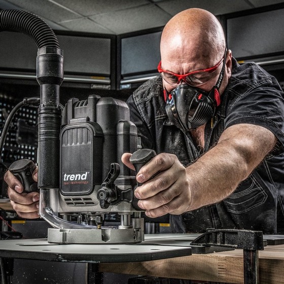TREND T14EK 1/2 INCH VARIABLE SPEED WORKSHOP ROUTER 240V