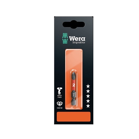 WERA WER073957 IMPAKTOR INSERT BIT PH3 x 50mm