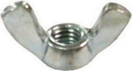 Wing Nuts M6 Self Colour