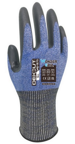 WONDER GRIP WG-1875 DEXCUT GLOVE SIZE 9 WG-1875091P