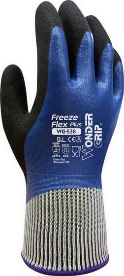 WONDER GRIP WG-538 FREEZE FLEX PLUS GLOVE SIZE 10 WG-538101P